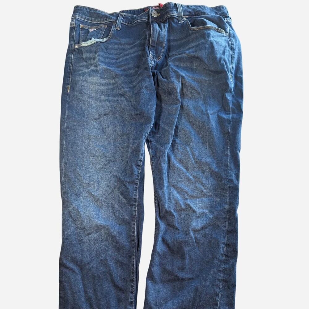 Guess Women's Blue and Navy Jeans